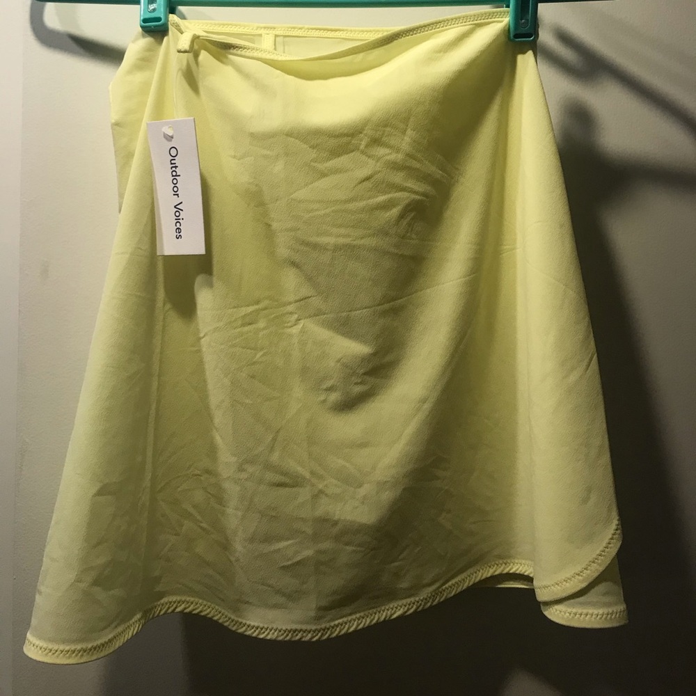Outdoor voices TissueWeave wrap skirt - lemon lime - Picture 4 of 4